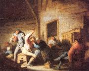 Ostade, Adriaen van Peasants Making Merry in a Tavern oil painting